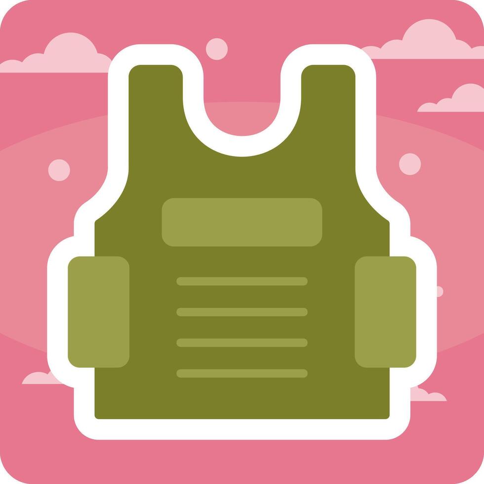 Bulletproof Vest Vector Icon