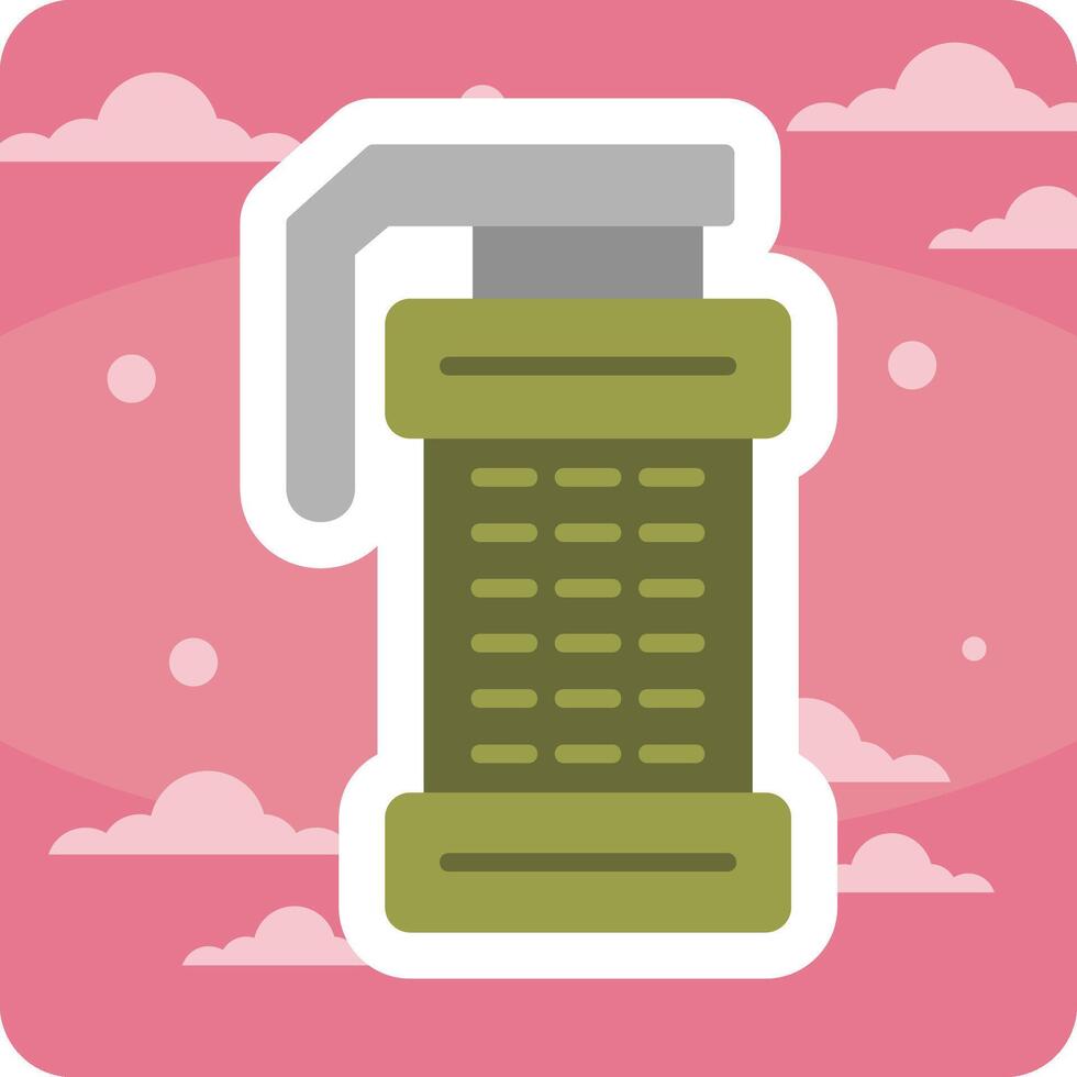 Smoke Grenade Vector Icon