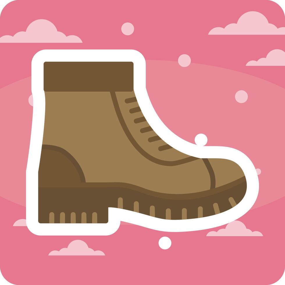 Military Boot Vector Icon