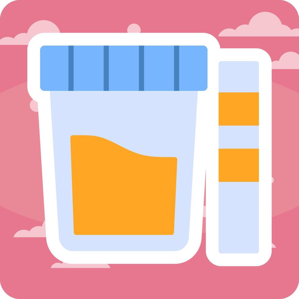 Urine Test Vector Icon