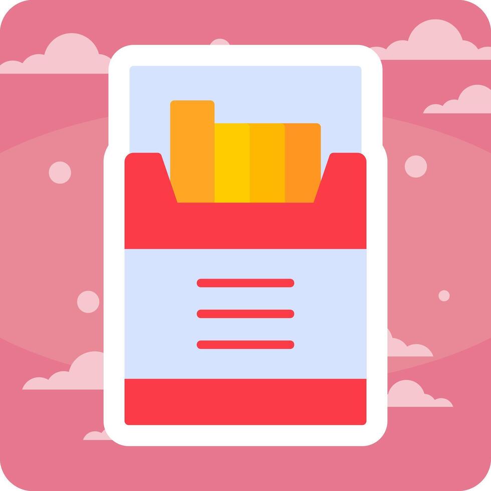 Cigarette Box Vector Icon