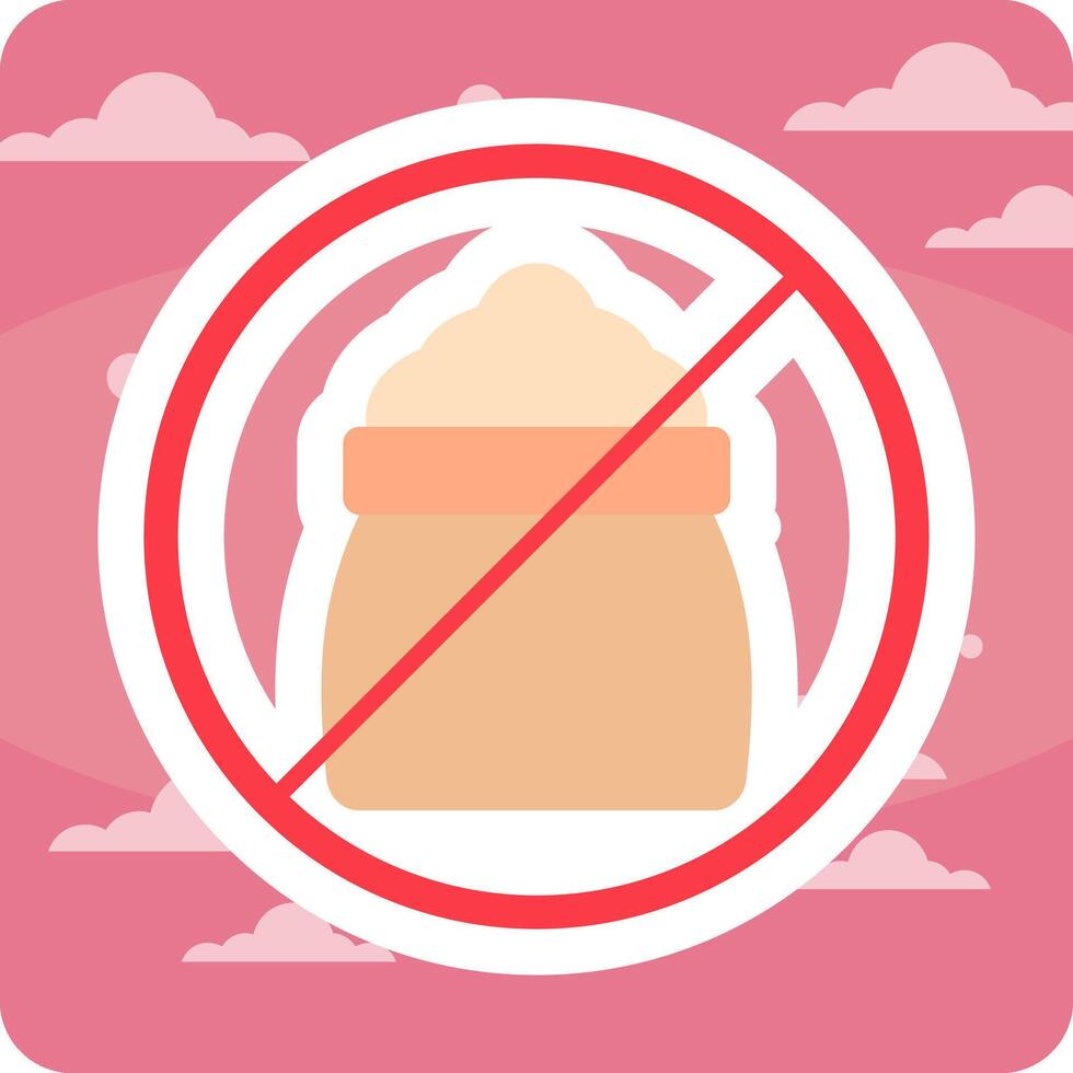 No Sugar Vector Icon