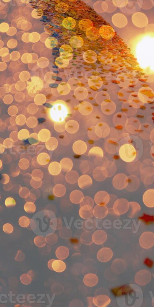 Abstract background pattern, presentation cover illustration, geometric texture with sparkles and fireworks close view photo
