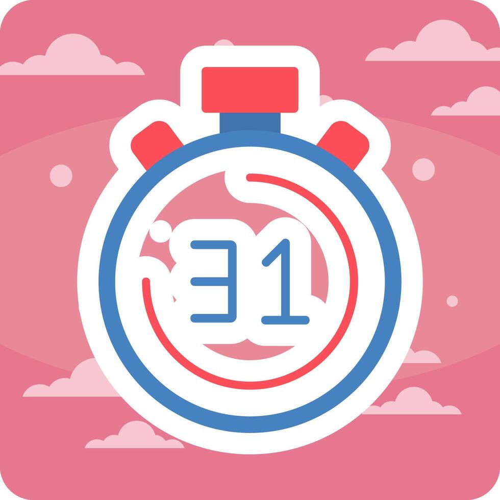 Stopwatch Vector Icon