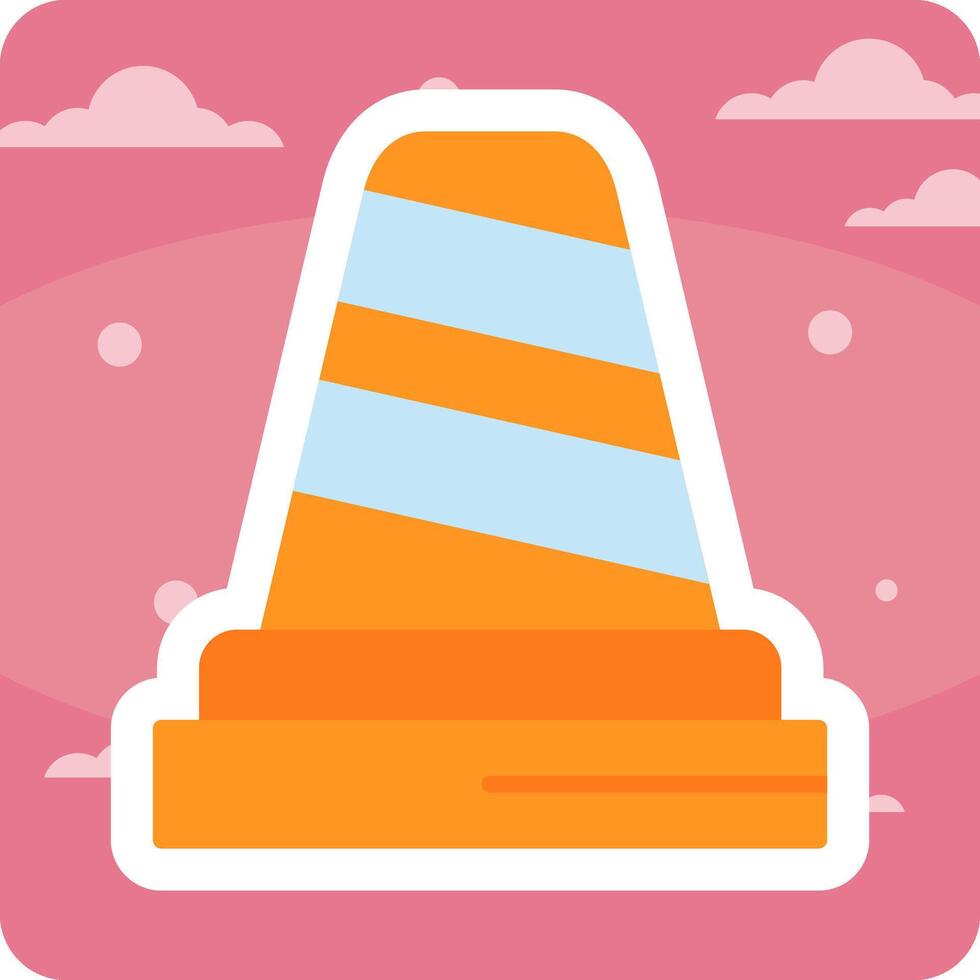 Traffic Cone Vector Icon