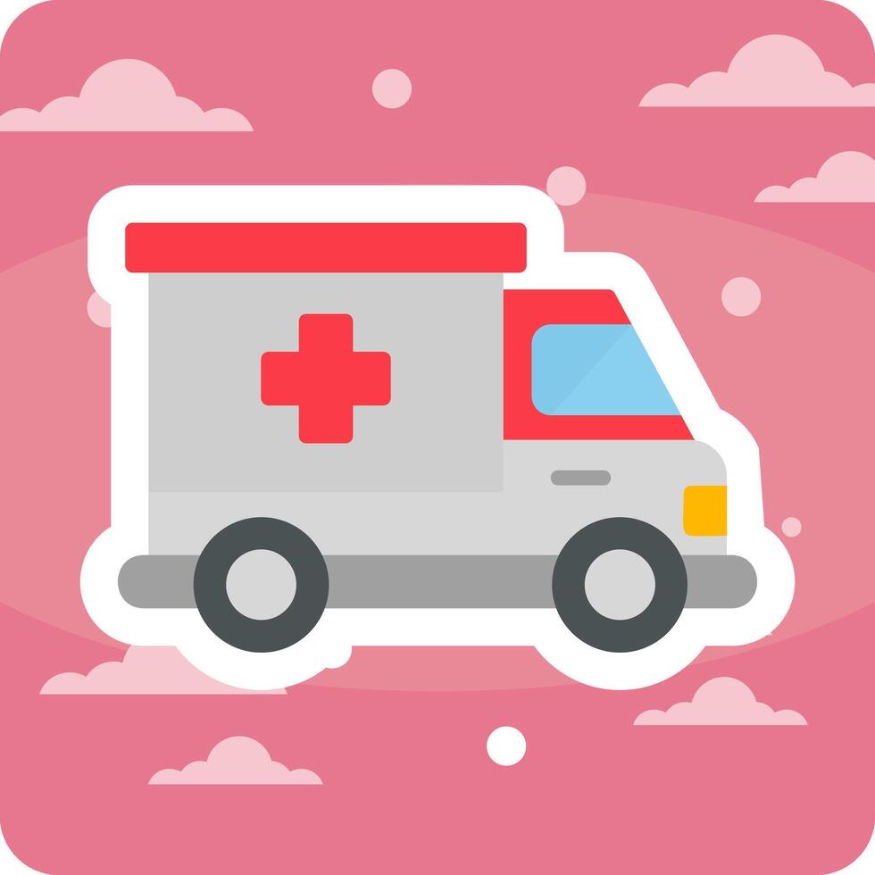 Ambulance Vector Icon