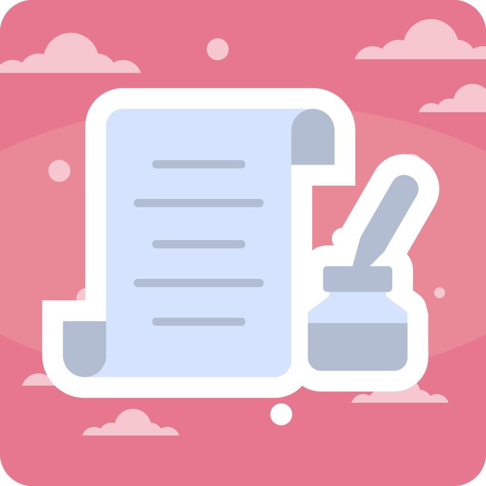 Poetry Vector Icon