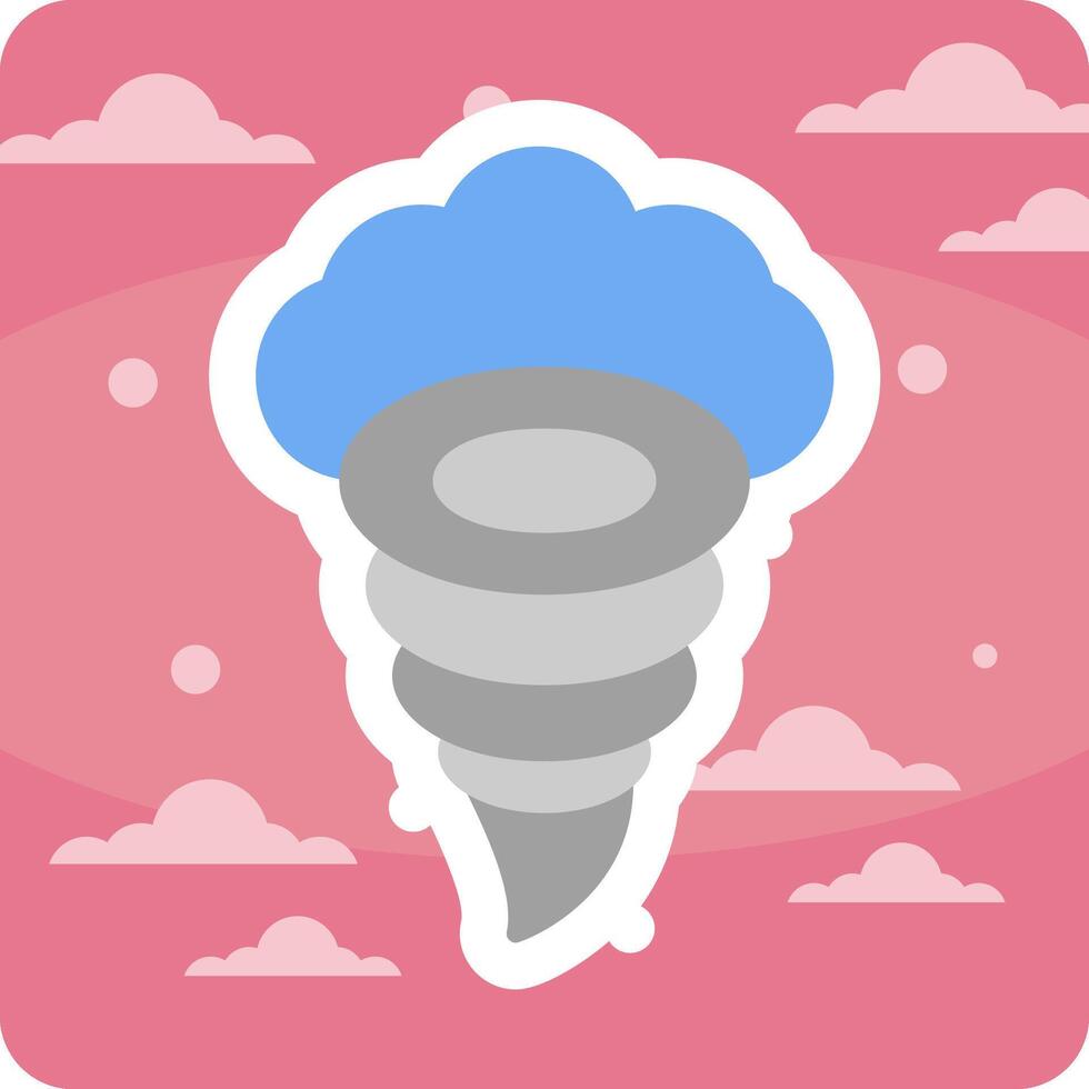 tornado vector icono