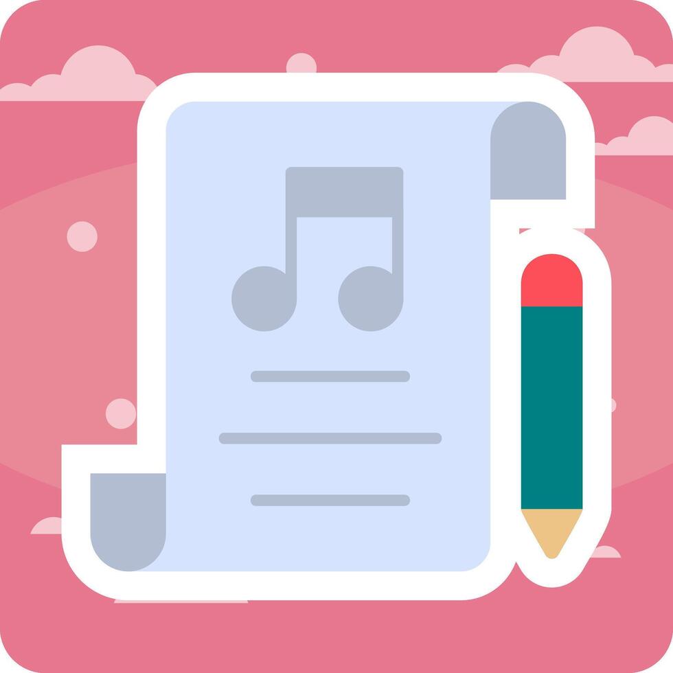 Music Composing Vector Icon