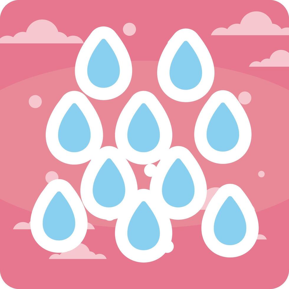 Rain Vector Icon