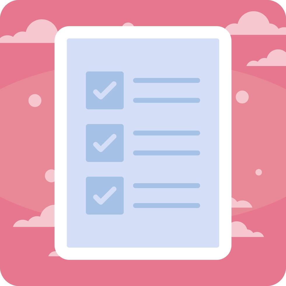 Check List Vector Icon