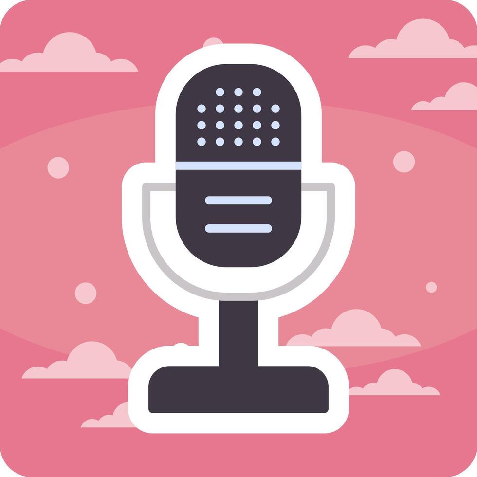 Microphone Vector Icon