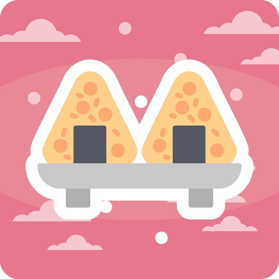 Onigiri Vector Icon