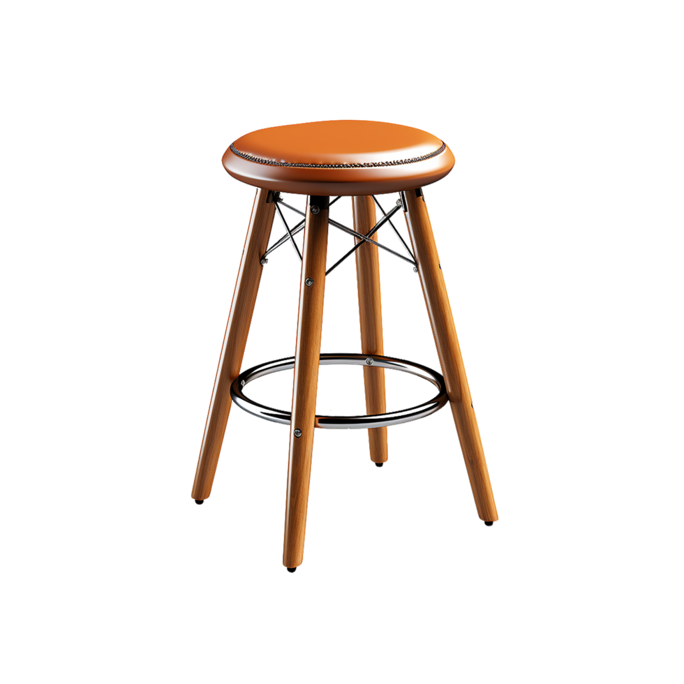 AI generated Stool Png, Stool 3D Png, Stool With Transparent Background png