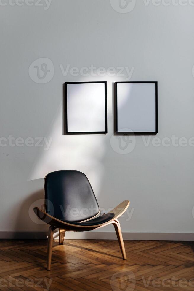 Mockup template for banners and other design purposes, empty blank display photo