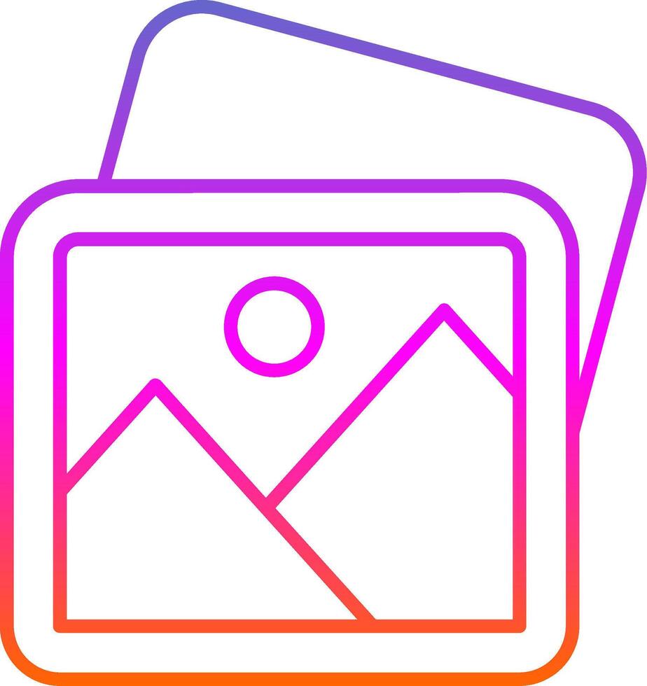 Picture Line Gradient Icon 39230956 Vector Art at Vecteezy