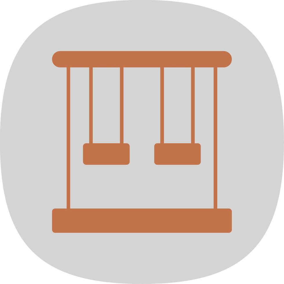 Trapeze Flat Curve Icon vector