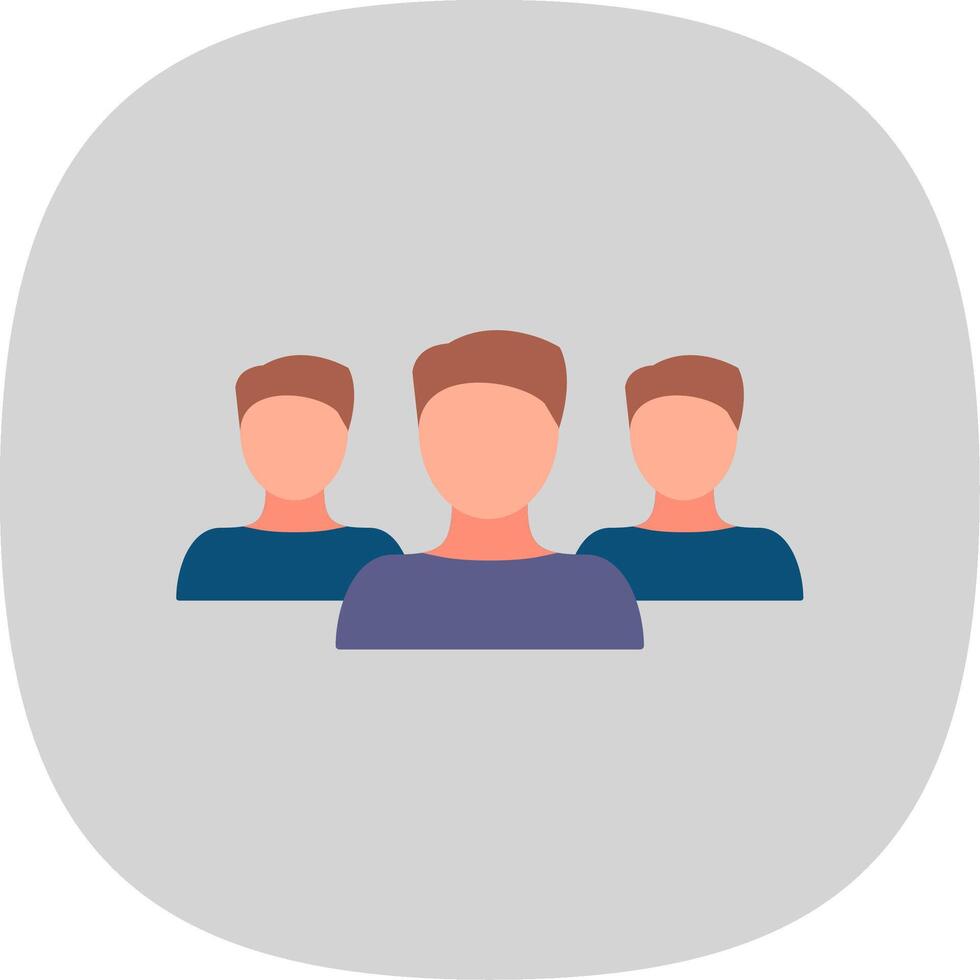 Forum Flat Curve Icon vector