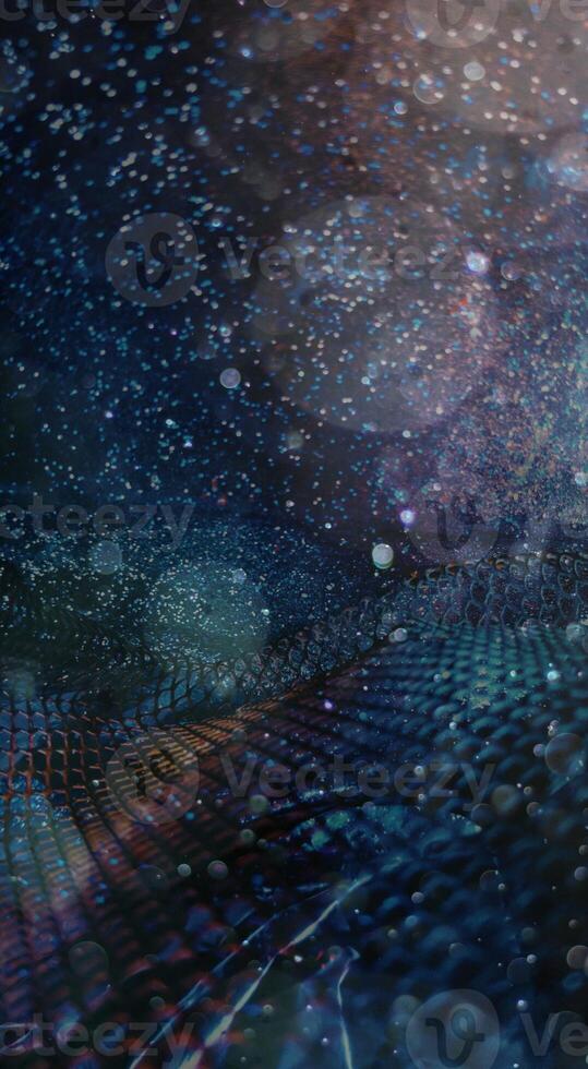 Abstract background pattern, presentation cover illustration, geometric texture with sparkles and fireworks close view photo