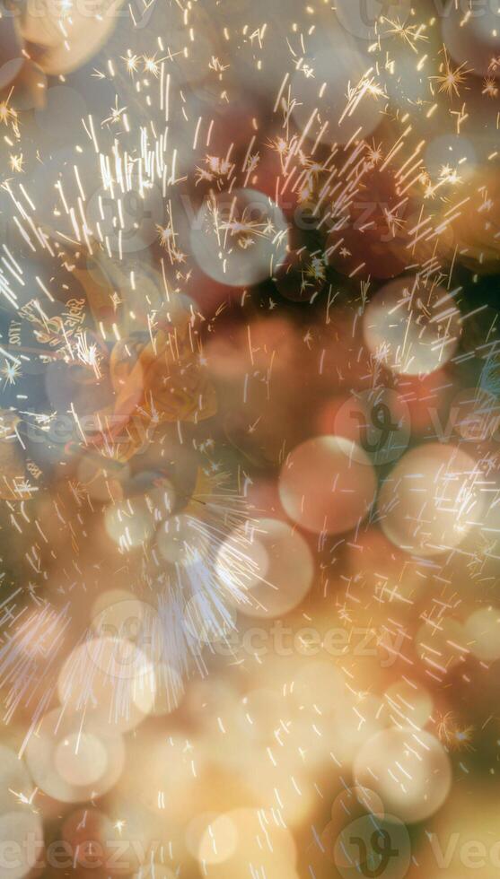 Abstract background pattern, presentation cover illustration, geometric texture with sparkles and fireworks close view photo