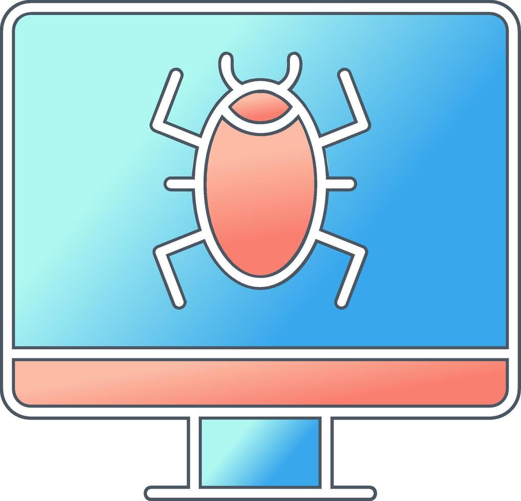 Computer Virus Vector Icon