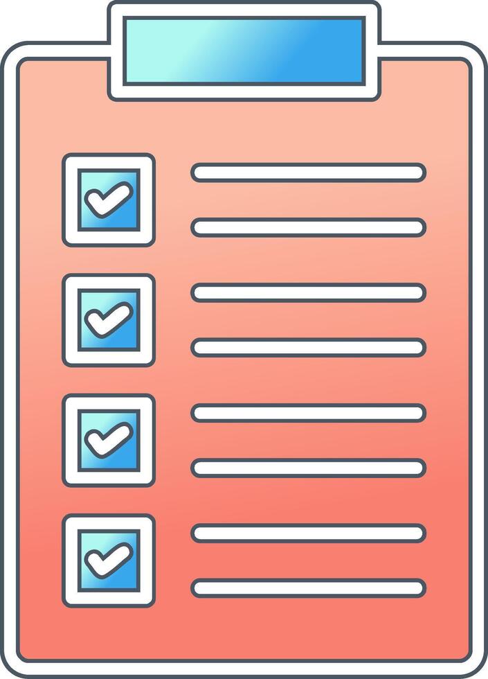 Check List Vector Icon