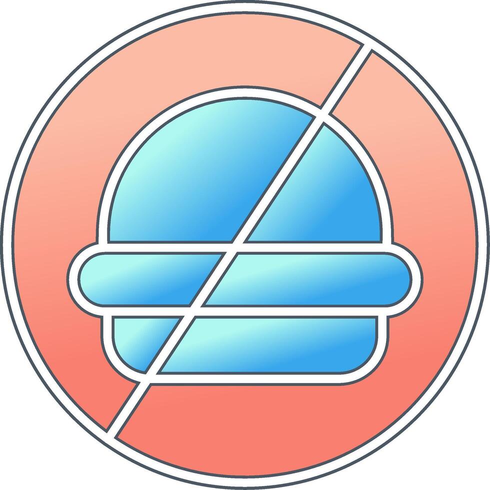 No Food Vector Icon