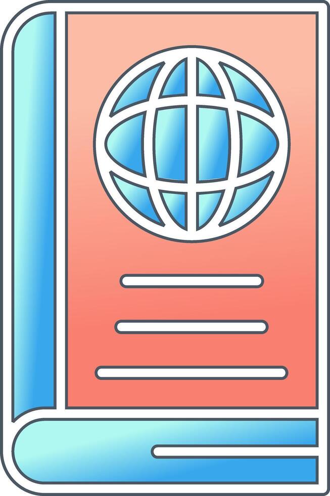 World Book Vector Icon