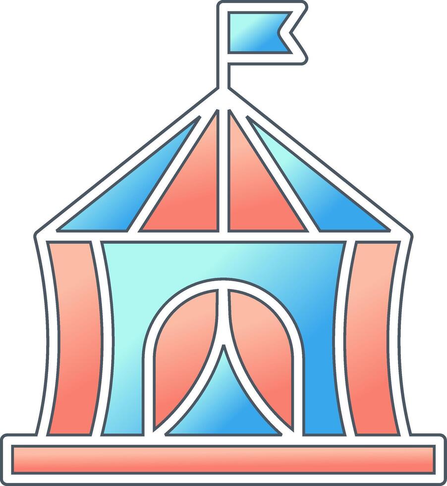 Circus Tent Vector Icon