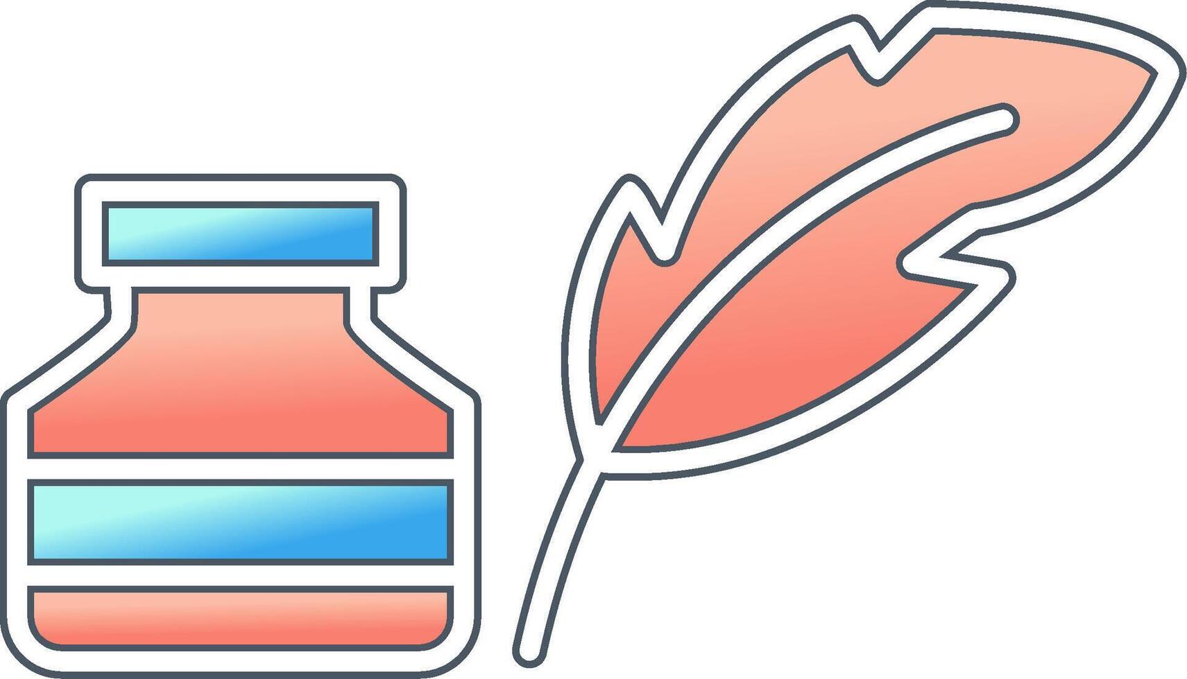 Quill And Ink Vector Icon