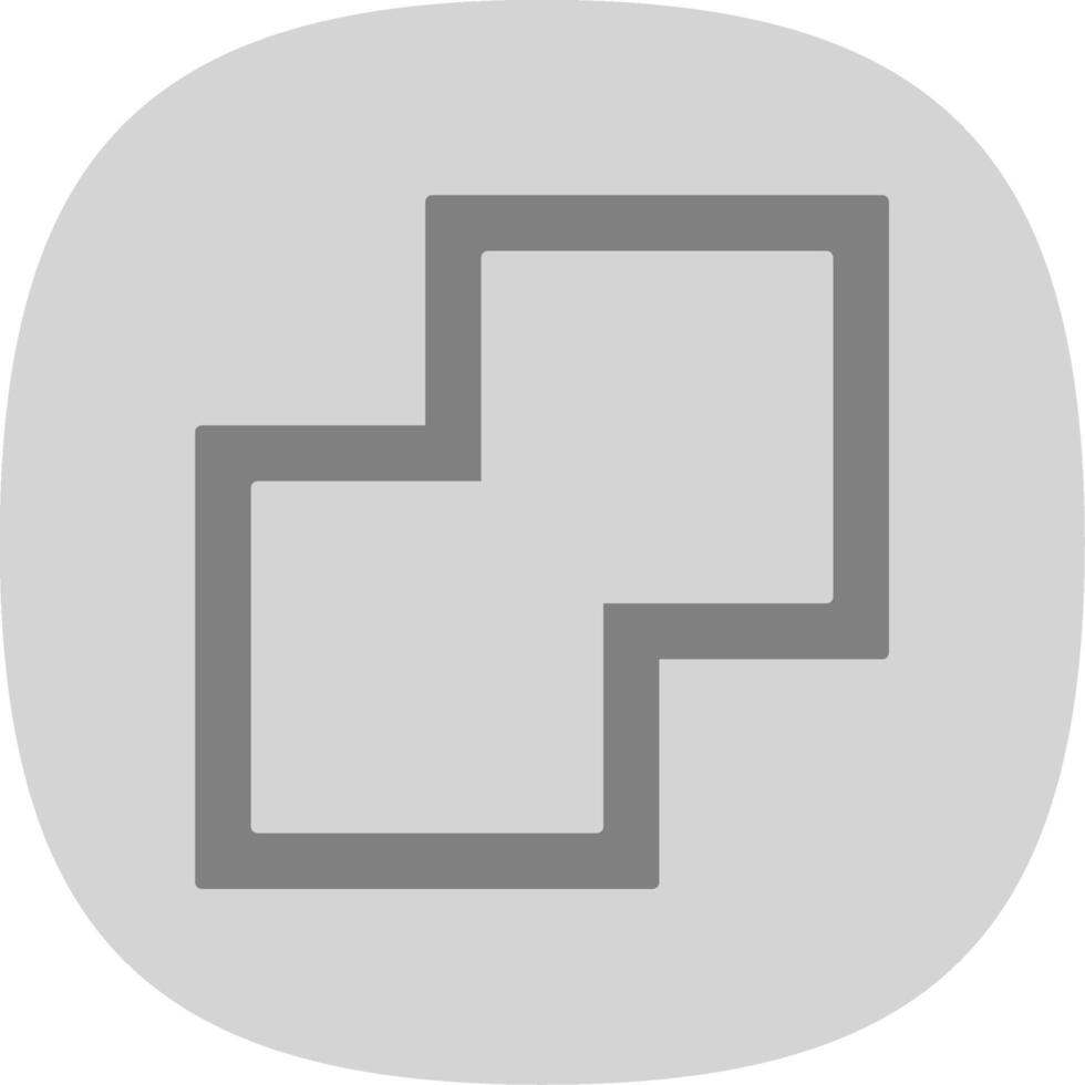 Combine Flat Curve Icon vector