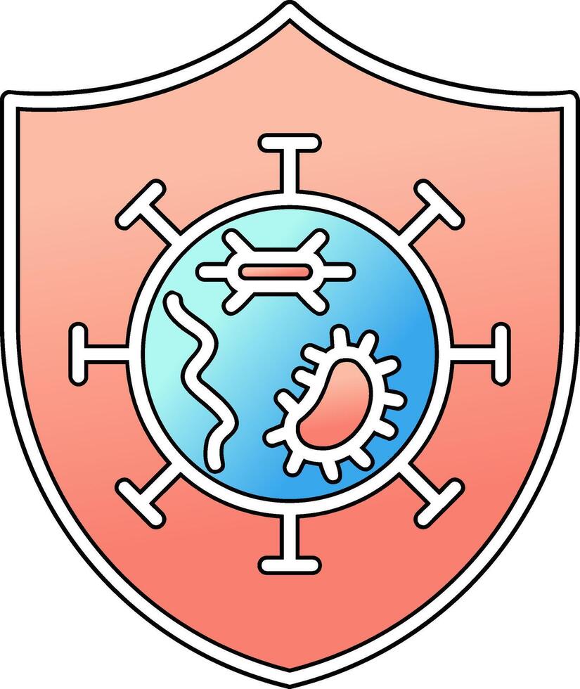 Germs Protected Vector Icon