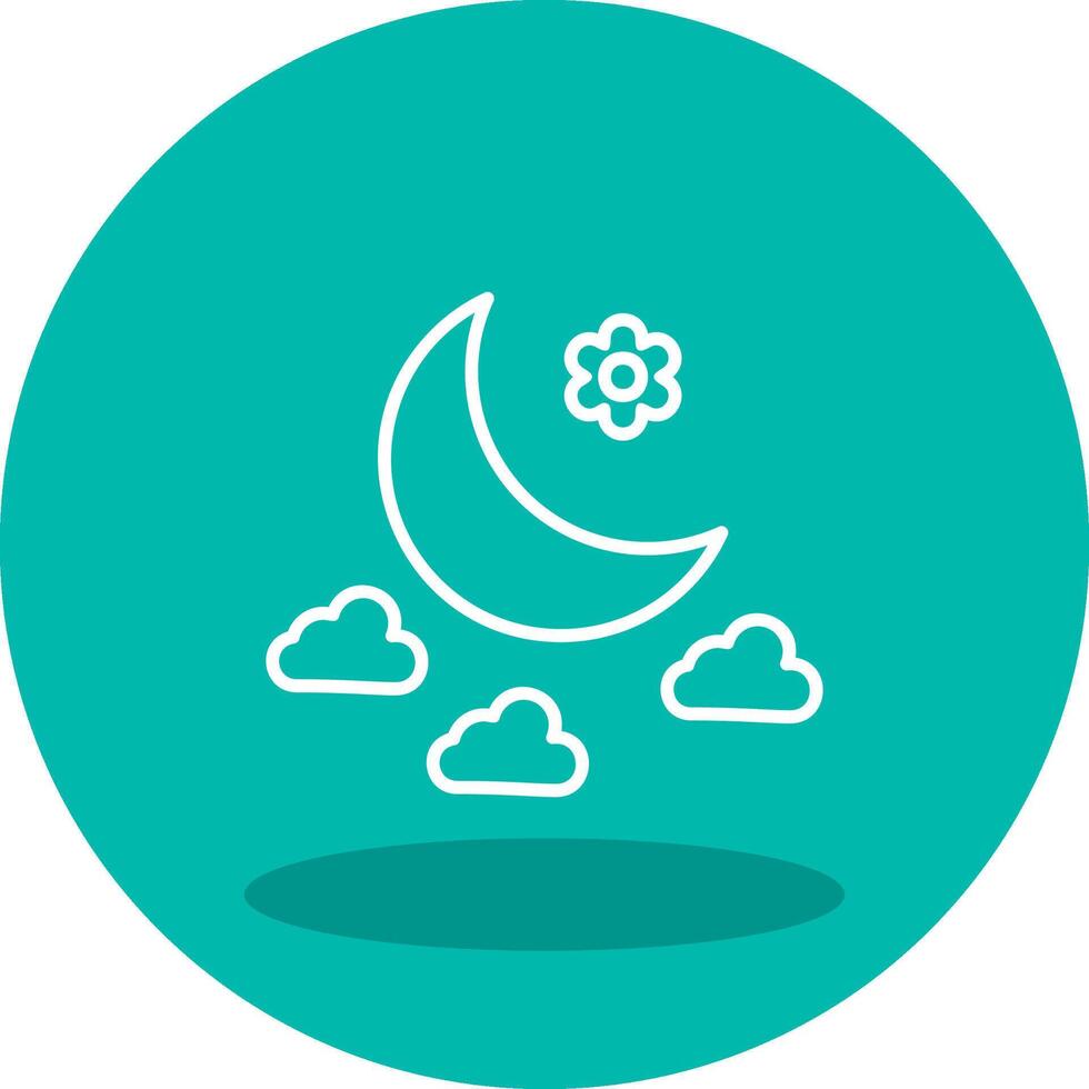 Moon Vector Icon