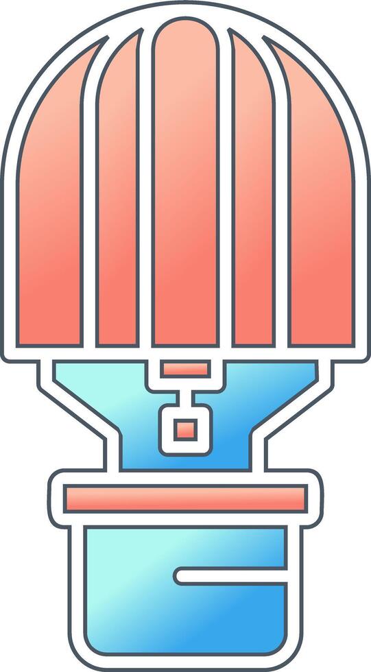 Hot Air Balloon Vector Icon