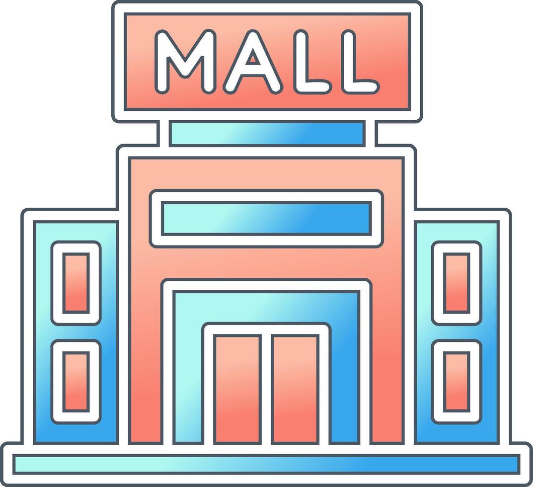 Shopping Mall Vector Icon