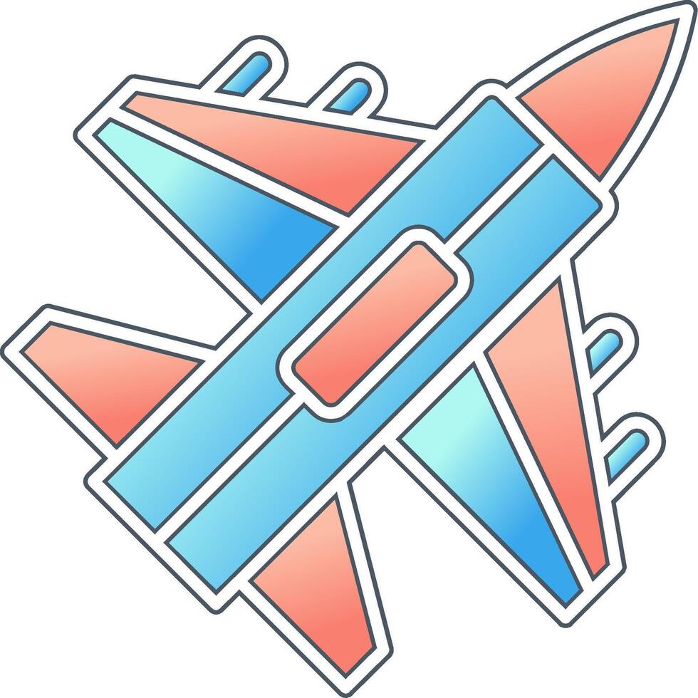 Jet Fighter Vector Icon