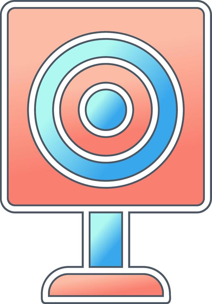 Military Target Vector Icon