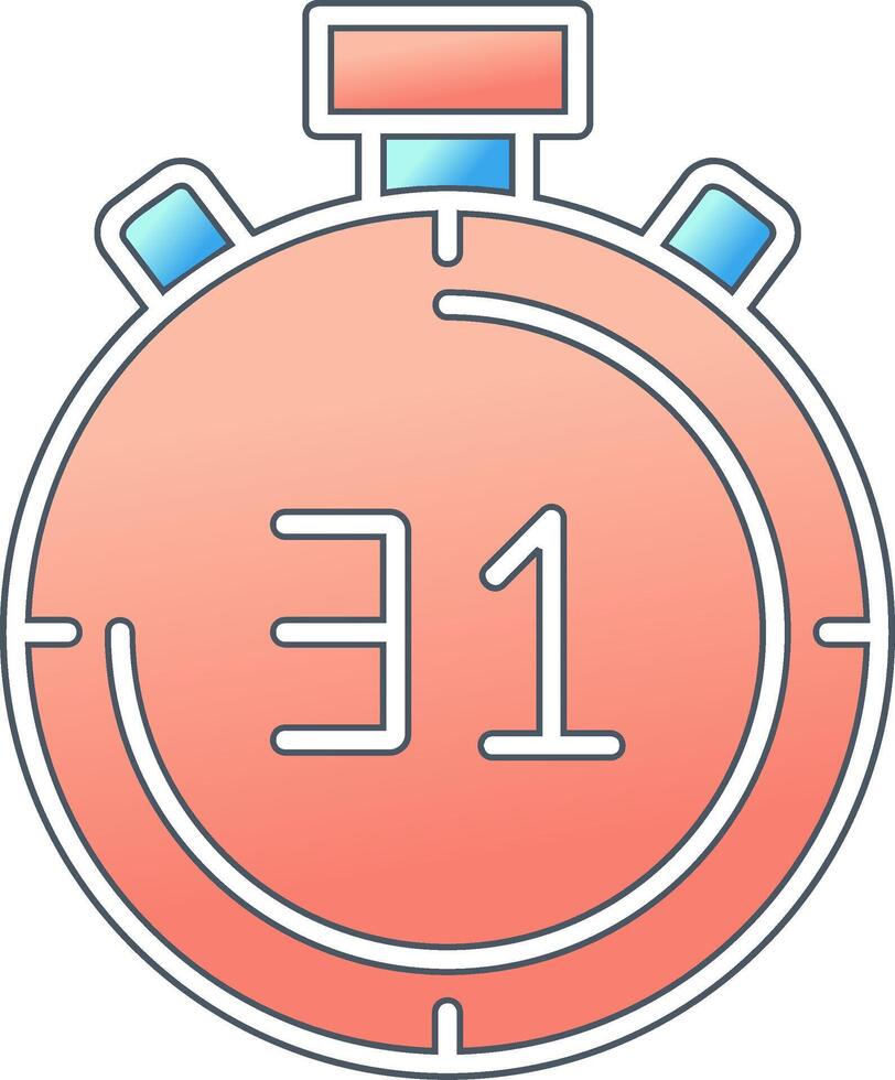 Stopwatch Vector Icon