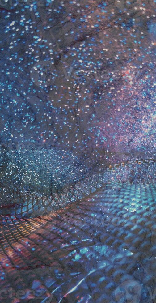 Abstract background pattern, presentation cover illustration, geometric texture with sparkles and fireworks close view photo
