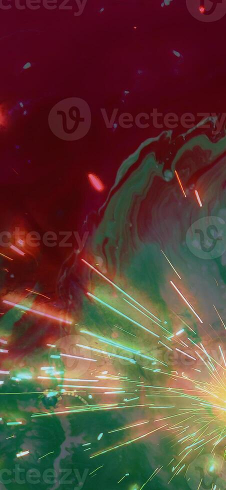 Abstract background pattern, presentation cover illustration, geometric texture with sparkles and fireworks close view photo