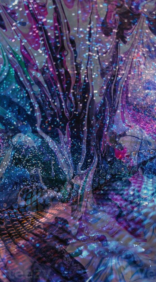 Abstract background pattern, presentation cover illustration, geometric texture with sparkles and fireworks close view photo