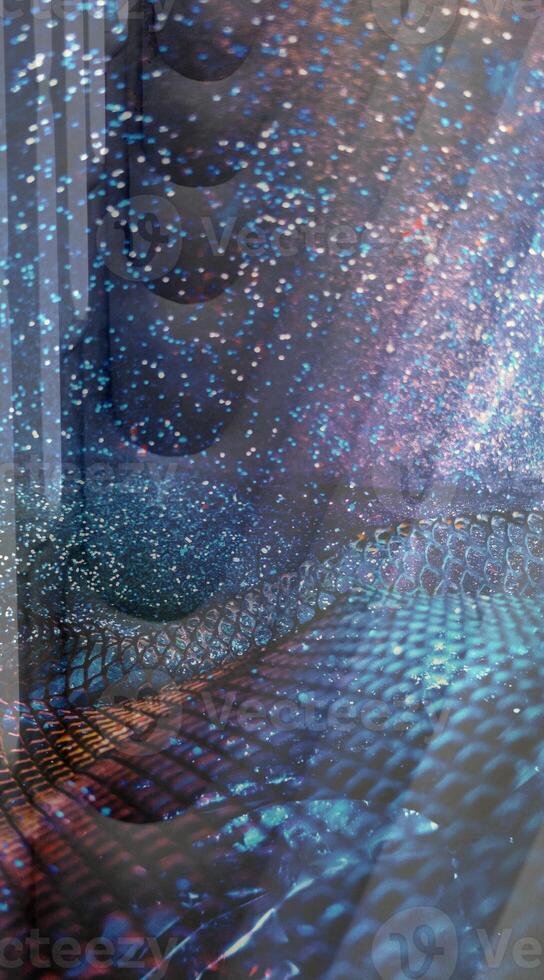 Abstract background pattern, presentation cover illustration, geometric texture with sparkles and fireworks close view photo