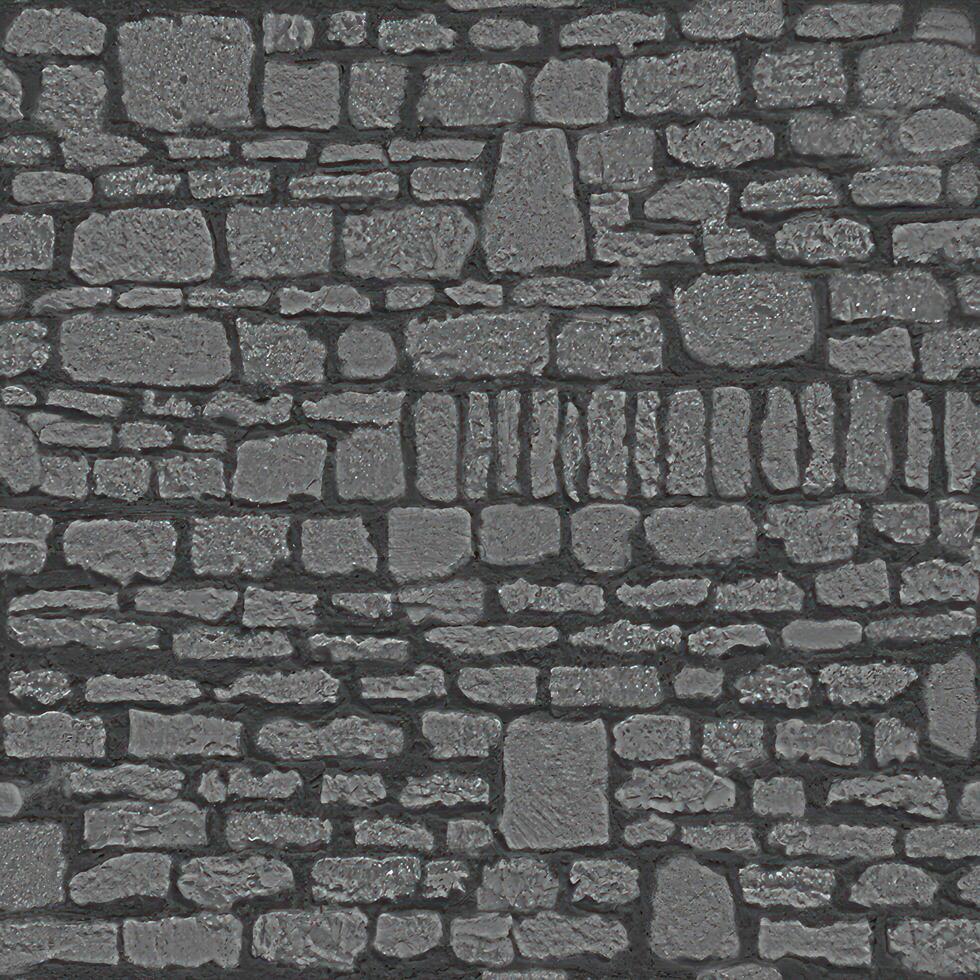 Old wall stone texture and background with rustic tiles design photo