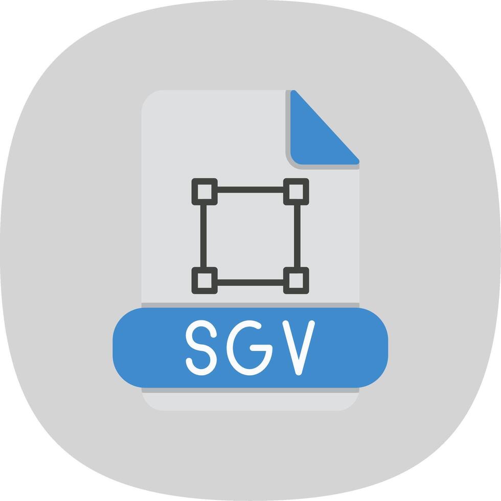 Svg Flat Curve Icon vector