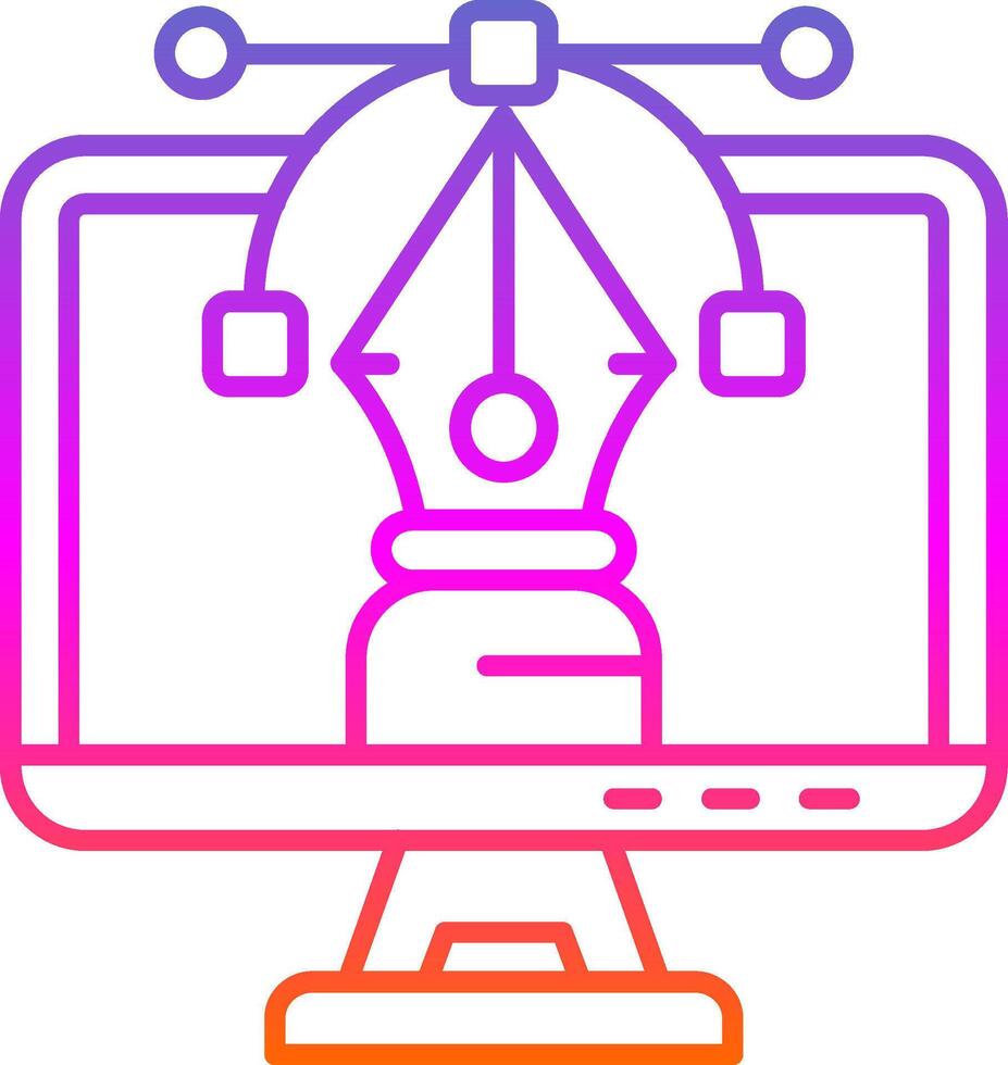 Vector Line Gradient Icon