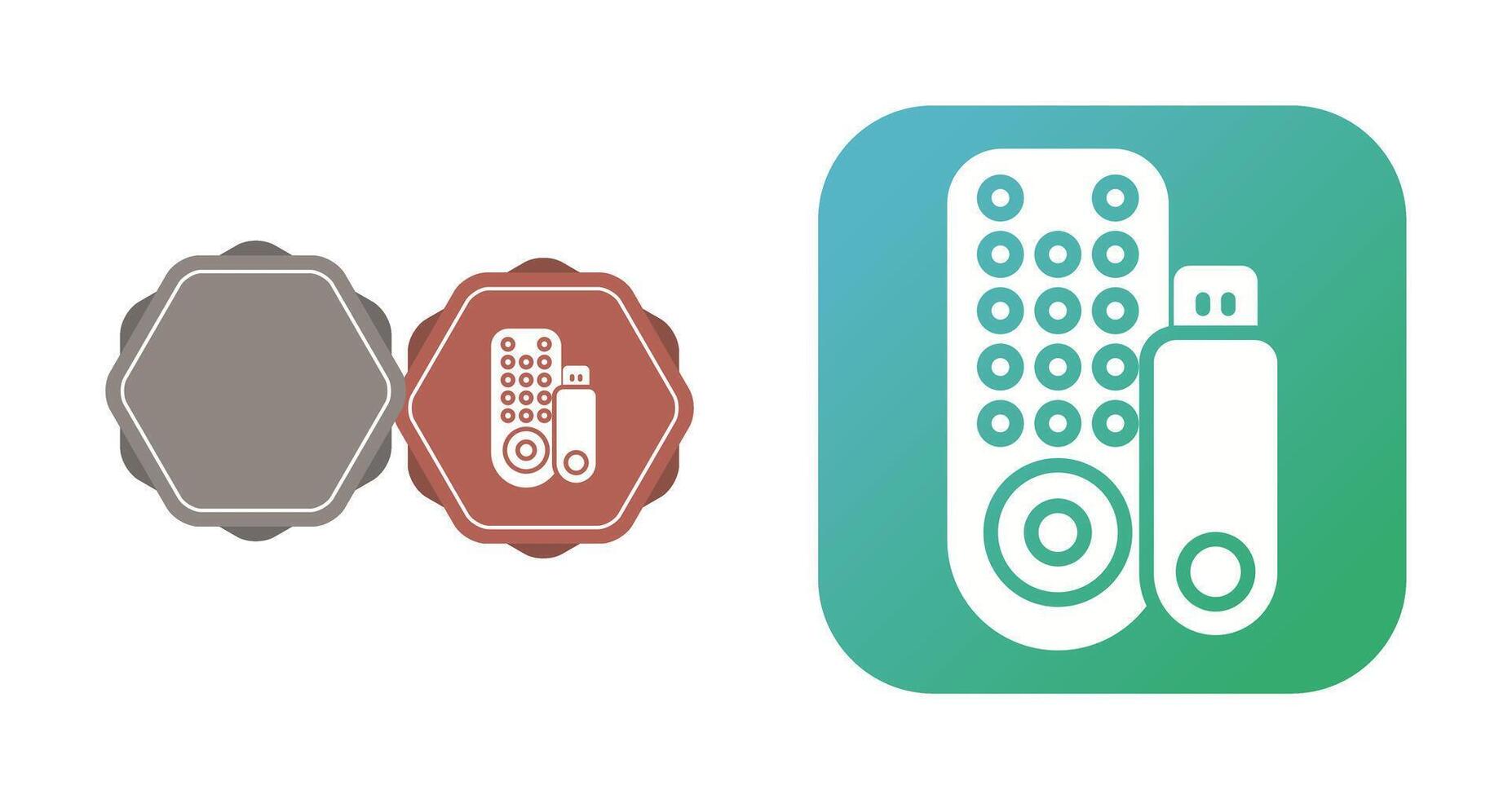 Streaming Stick Vector Icon