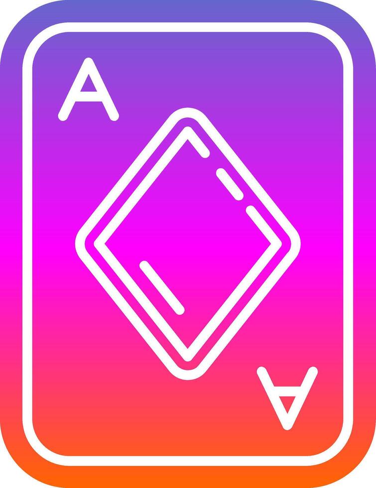 Diamonds Glyph Gradient Icon vector