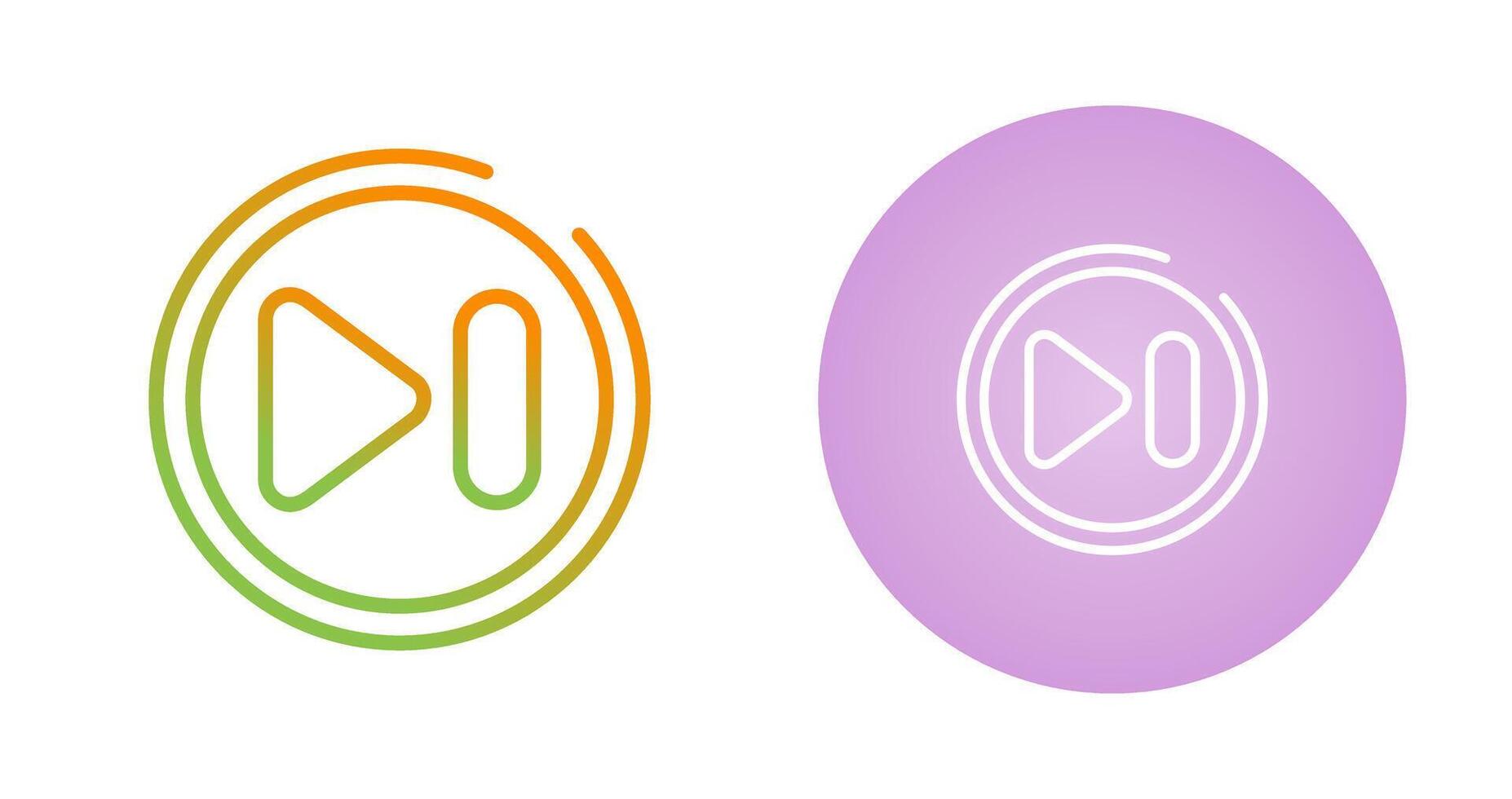 Next Track Button Vector Icon