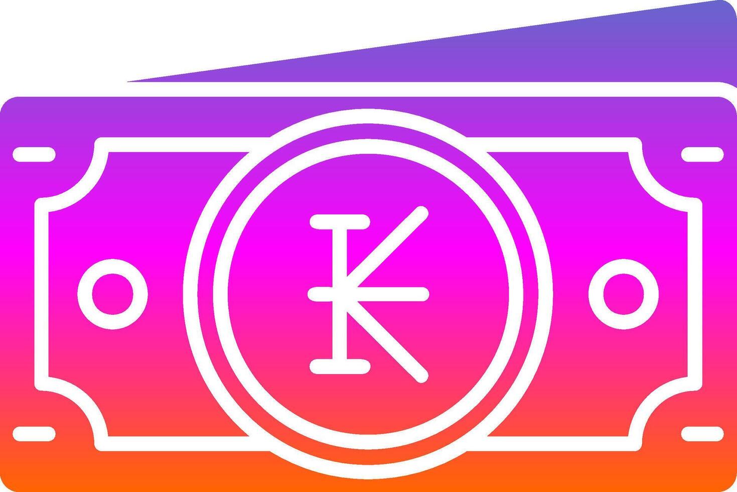 Kip Glyph Gradient Icon vector
