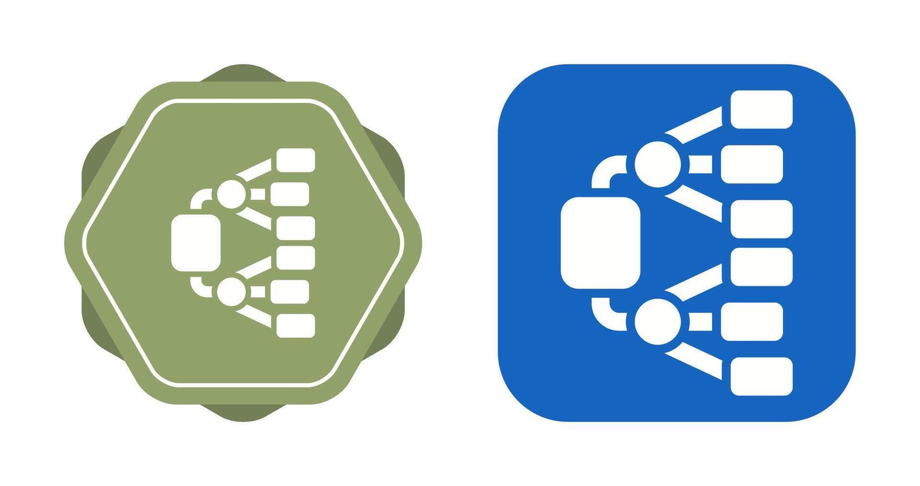 Network Diagram Vector Icon